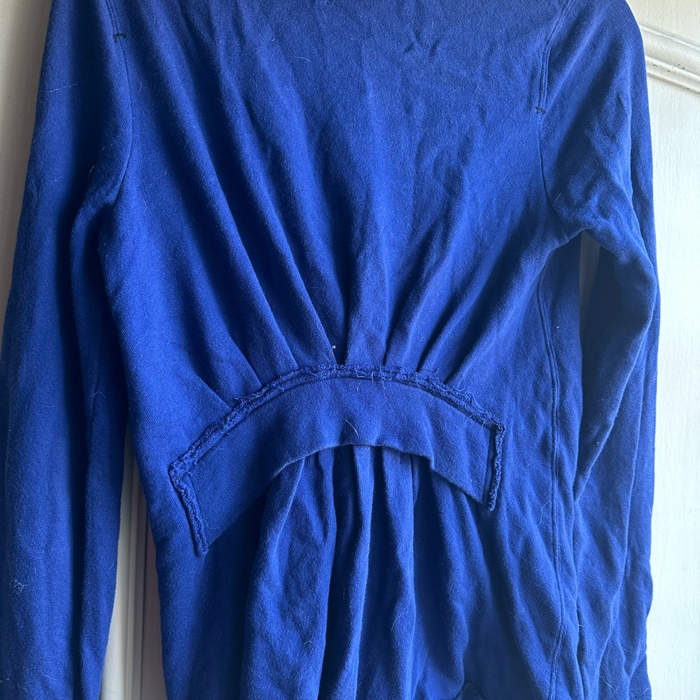 We The Free Deep Blue Knit Top